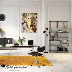 شلف فلزی ایستاده جداکننده پذیرایی شیک