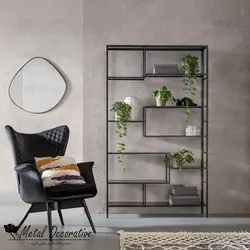 شلف فلزی ایستاده جداکننده پذیرایی شیک