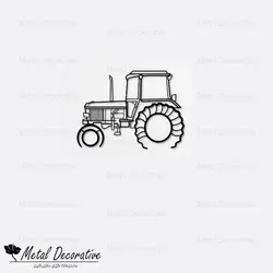 تابلو فلزی دکوراتیو مدرن طرح تراکتور