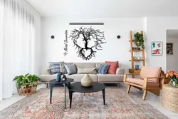 تابلو دکوراتیو دیواری درختچه زن و مرد