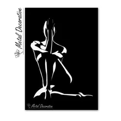 تابلو دکوراتیو دیواری فیگور نشسته پز