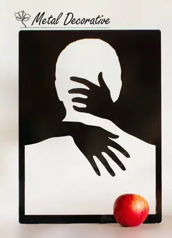 تابلو دکوراتیو دیواری فیگور زن و مرد خالی