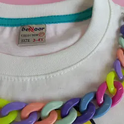 کراپ الو ال سفید - مهدینا کیدز | فروشگاه لباس کودک و نوجوان