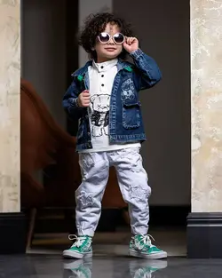 کت دوتیکه لی خرس - مهدینا کیدز | فروشگاه لباس کودک و نوجوان