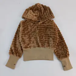 هودی کراپ پولیشی کرکره ای انگشتی - مهدینا کیدز | فروشگاه لباس کودک و نوجوان