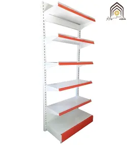 قفسه فلزی کناردیوار فروشگاهی