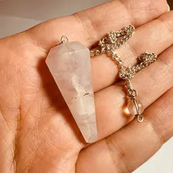 پاندول(شاقول) رز کوارتز سنگی اصلی ۲۴۰۴۳۸