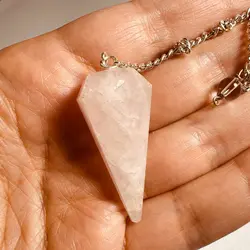 پاندول(شاقول) رز کوارتز طبیعی ۲۴۰۴۳۱