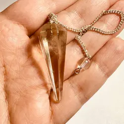 پاندول(شاقول) کریستال کوارتز طبیعی ۲۴۰۴۲۱