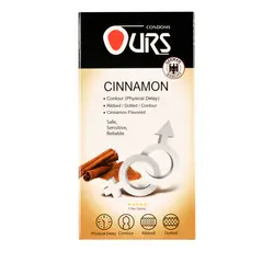 کاندوم خاردار و شیاردار و تاخیری اورز مدل Cinnamon بسته 12 عددی(انقضا2026/03)