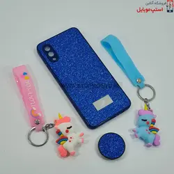 قاب گوشی سامسونگ GALAXY F22  مدل شاین سوارسکی+پاپ سوکت