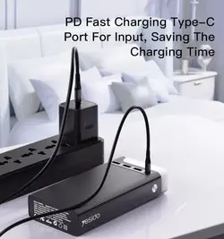 پاوربانک یسیدو مدل YP26 ظرفیت 30000 میلی آمپر ساعت