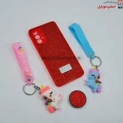 قاب گوشی سامسونگ GALAXY A13 5G مدل شاین سوارسکی+پاپ سوکت