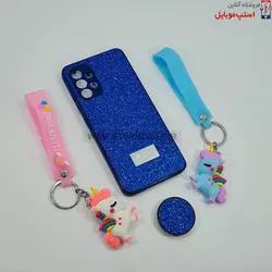 قاب گوشی سامسونگ GALAXY A13 5G مدل شاین سوارسکی+پاپ سوکت