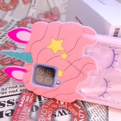 قاب گوشی آیفون 12 پرو مکس مدل یونیکورن آکواریومی