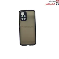 قاب گوشی شیائومی XIAOMI REDMI NOTE 11 4G مدل پشت مات محافظ لنز دار