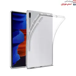 قاب تبلت سامسونگ Tab S8 PLUS SM-X806 مدل ژله ای شفاف با جای قلم