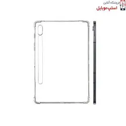 قاب تبلت سامسونگ Tab S8 PLUS SM-X806 مدل ژله ای شفاف با جای قلم