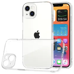 قاب گوشی آیفون IPHONE 13 MINI مدل ژله ای شفاف