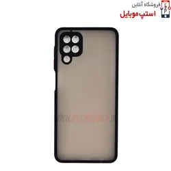 قاب گوشی سامسونگ Galaxy M12 مدل پشت مات محافظ لنز دار