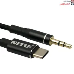 کابل انتقال صدا Aux تایپ سی نیتو مدل NT-AUX011 طول 1متر