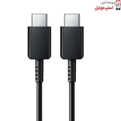 کابل شارژر سامسونگ S22 PLUS از نوع 2 سر تایپ C