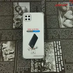قاب گوشی سامسونگ GALAXY A22 5G مدل ژله ای شفاف