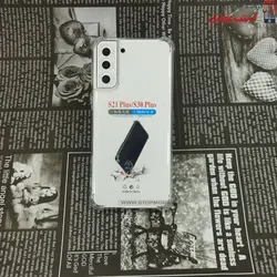 قاب گوشی سامسونگ GALAXY S21 PLUS مدل ژله ای شفاف