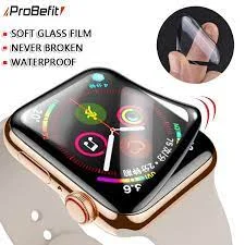 محافظ صفحه نمایش ساعت هوشمند اپل واچ سایز Apple Watch Edition Series 7 – 41mm تمام چسب از جنس نانو سرامیک