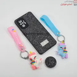 قاب گوشی شیائومی NOTE 10 PRO مدل شاین سوارسکی+پاپ سوکت