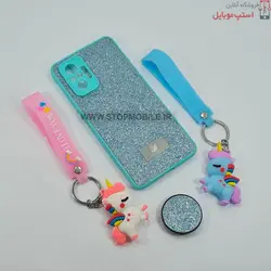 قاب گوشی شیائومی NOTE 10 PRO مدل شاین سوارسکی+پاپ سوکت