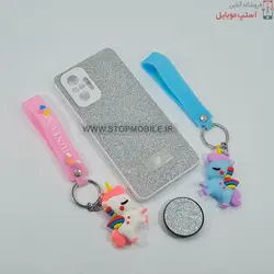 قاب گوشی شیائومی NOTE 10 PRO مدل شاین سوارسکی+پاپ سوکت