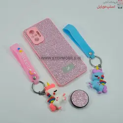 قاب گوشی شیائومی NOTE 10 PRO مدل شاین سوارسکی+پاپ سوکت