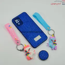 قاب گوشی شیائومی NOTE 10 مدل شاین سوارسکی+پاپ سوکت