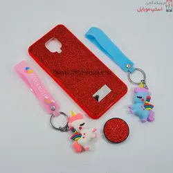 قاب گوشی شیائومی NOTE 9S مدل شاین سوارسکی+پاپ سوکت