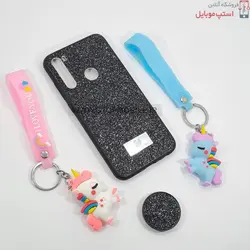قاب گوشی شیائومی NOTE 8 مدل شاین سوارسکی+پاپ سوکت