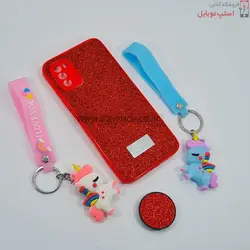 قاب گوشی شیائومی POCO M3 مدل شاین سوارسکی+پاپ سوکت