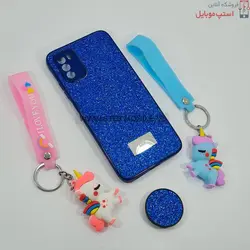 قاب گوشی شیائومی POCO M3 مدل شاین سوارسکی+پاپ سوکت