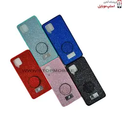 قاب گوشی سامسونگ GALAXY A42 مدل شاین سوارسکی+پاپ سوکت