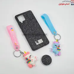 قاب گوشی سامسونگ GALAXY A42 مدل شاین سوارسکی+پاپ سوکت