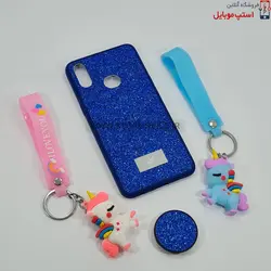 قاب گوشی سامسونگ GALAXY A10S مدل شاین سوارسکی+پاپ سوکت