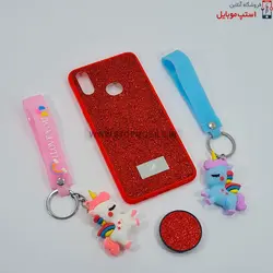 قاب گوشی سامسونگ GALAXY A10S مدل شاین سوارسکی+پاپ سوکت