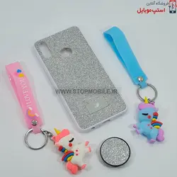 قاب گوشی سامسونگ GALAXY A10S مدل شاین سوارسکی+پاپ سوکت