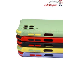 گارد سیلیکونی دکمه رنگی گوشی Galaxy A22 4G