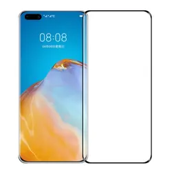 محافظ صفحه نمایش شیشه ای تمام چسب هوآوی Huawei P40 Pro مدل Edge Full Glass