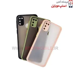 قاب گوشی سامسونگ Galaxy M30S مدل پشت مات محافظ لنز دار