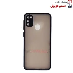 قاب گوشی سامسونگ Galaxy M30S مدل پشت مات محافظ لنز دار