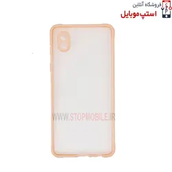 قاب گوشی سامسونگ Galaxy A01 CORE مدل پشت مات محافظ لنز دار