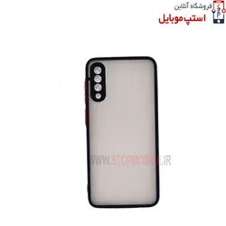 قاب گوشی سامسونگ Galaxy A70 مدل پشت مات محافظ لنز دار