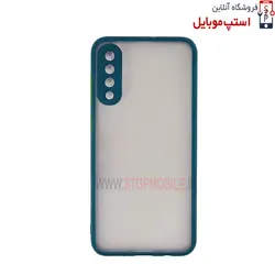 قاب گوشی سامسونگ Galaxy A70 مدل پشت مات محافظ لنز دار